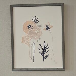 Flower wall decor